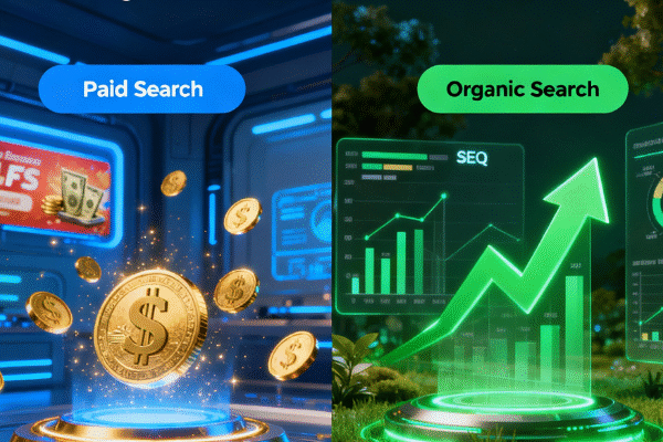 Paid vs organic search