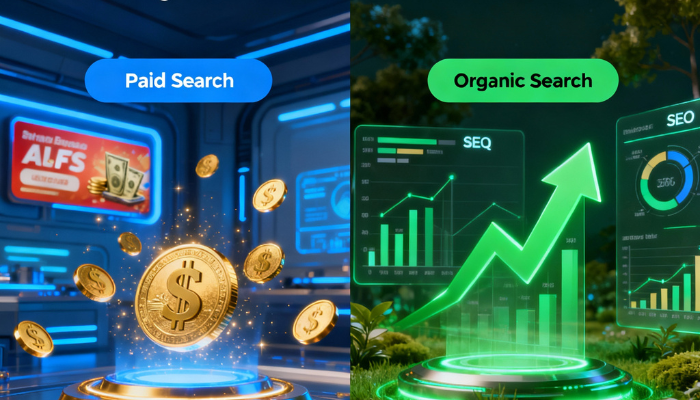 Paid vs organic search